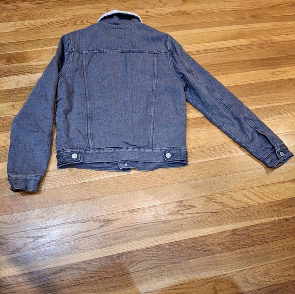Primark Denim and Fleece Jacket Sherpa Lined  Xs - Picture 5 of 5